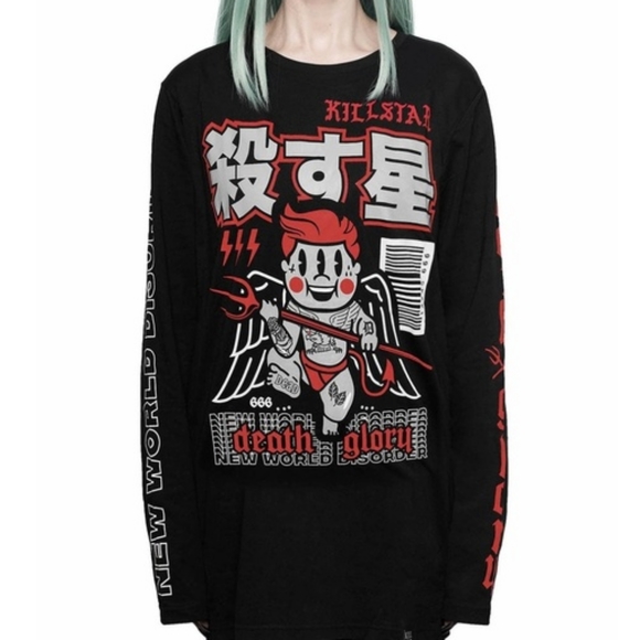 Killstar Glory Long Sleeve Top - Picture 2 of 3